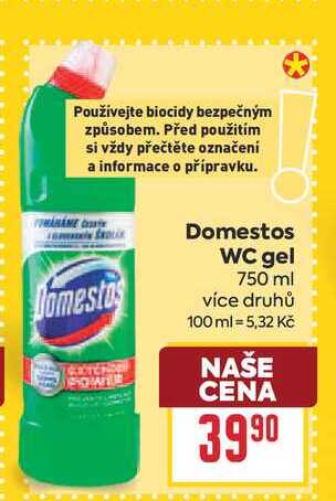Domestos WC gel 750 ml 