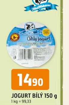 JOGURT BÍLÝ 150 g 