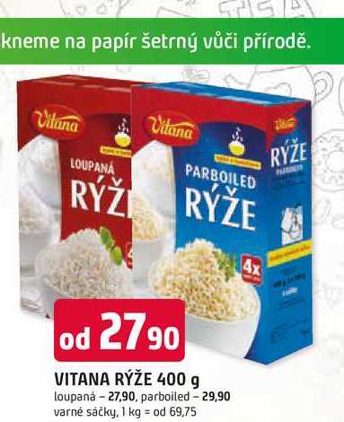 VITANA RÝŽE 400 g loupaná 