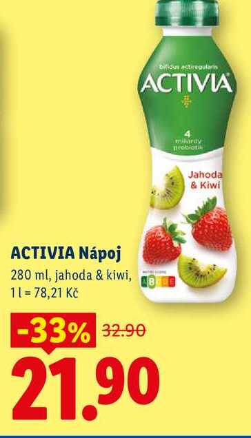 ACTIVIA Nápoj, 280 ml