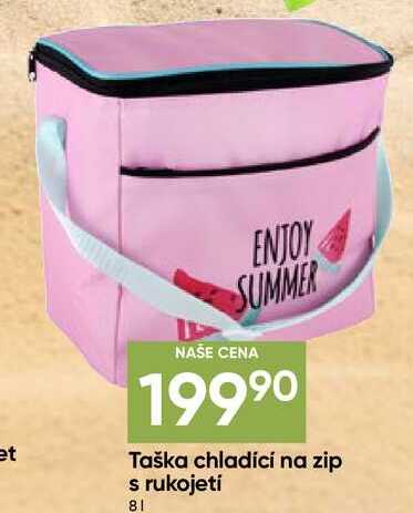 Taška chladící na zip s rukojeti 8l