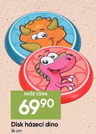 Disk házecí dino 16 cm Hruška