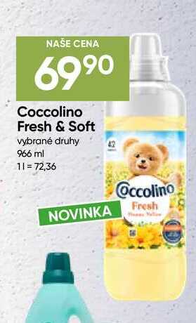 Coccolino Fresh & Soft vybrané druhy 966 ml Hruška