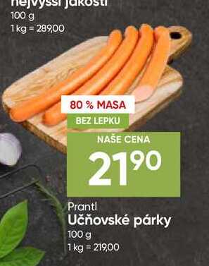 Učňovské párky 100 g 