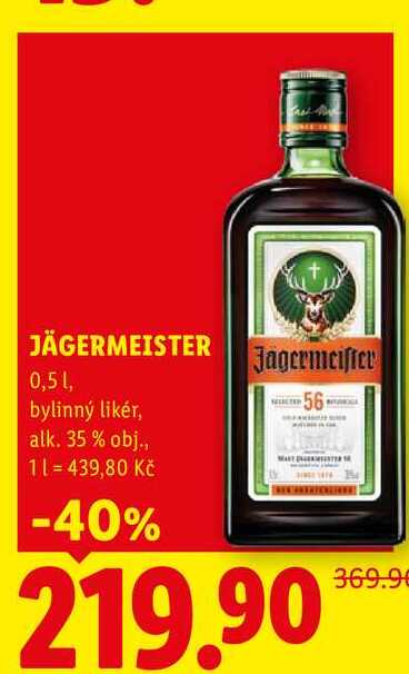 JÄGERMEISTER, 0,5 1
