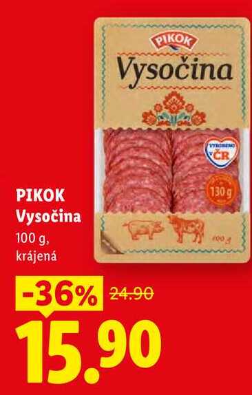 PIKOK Vysočina, 100 g