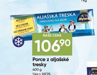 Mylord Porce z aljašské tresky 400 g