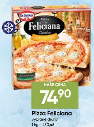 Dr. Oetker Pizza Feliciana vybrané druhy 