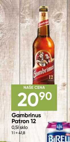 Gambrinus Patron 12 0,5l sklo