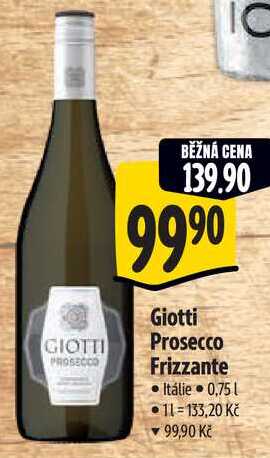Giotti Prosecco Frizzante, 0,75 l