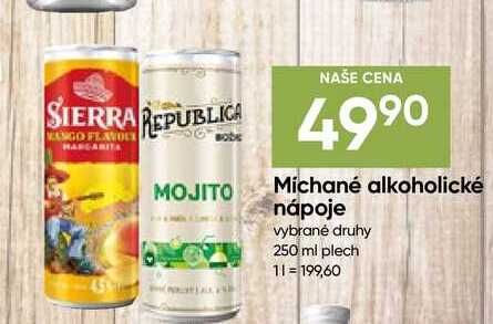 Sierra Míchané alkoholické nápoje vybrané druhy 250 ml plech 