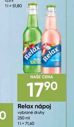 Relax nápoj vybrané druhy 250 ml 