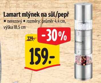 Lamart mlýnek na sůl/pepř
