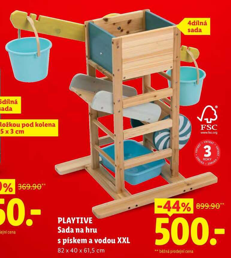 PLAYTIVE Sada na hru s pískem a vodou XXL 