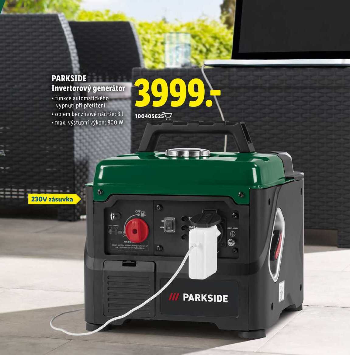 PARKSIDE Invertorový generátor 
