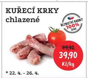 KUŘECÍ KRKY chlazené 1kg  