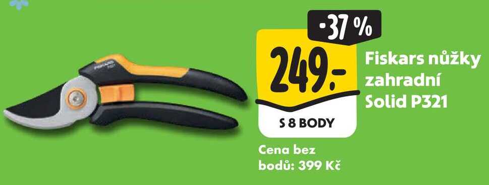 Fiskars nůžky zahradní Solid P321 