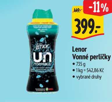 Lenor Vonné perličky, 735 g   