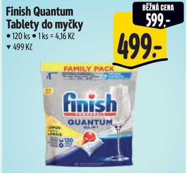 Finish Quantum Tablety do myčky, 120 ks Albert