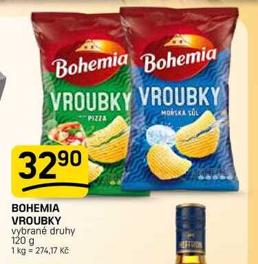 BOHEMIA VROUBKY vybrané druhy 120 g 