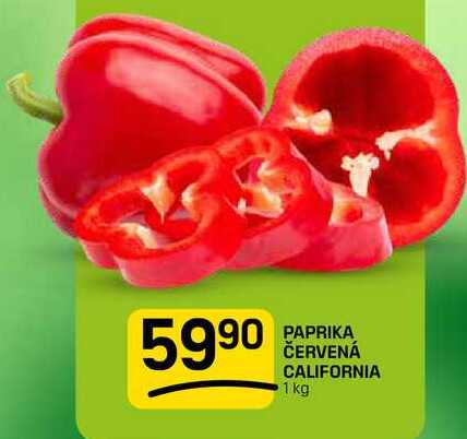 PAPRIKA ČERVENÁ CALIFORNIA 1 kg 