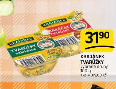 KRAJÁNEK TVARŮŽKY vybrané druhy 100 g  