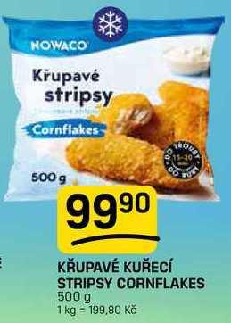 KŘUPAVÉ KUŘECÍ STRIPSY CORNFLAKES 500 g  