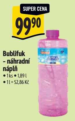 Bublifuk - náhradní náplň Albert