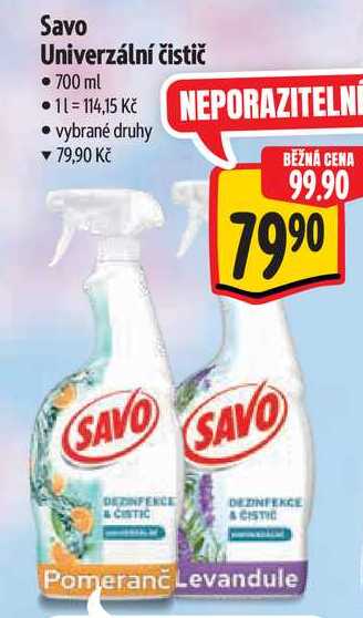 Savo Univerzální čistič, 700 ml