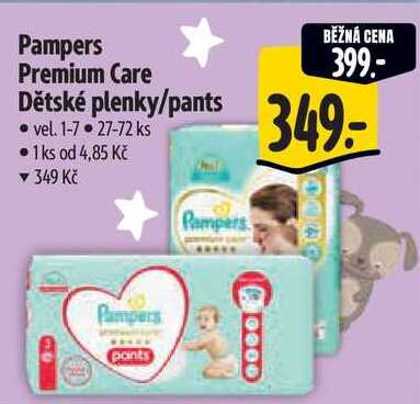 Pampers Premium Care Dětské plenky/pants, 27-72 ks Albert