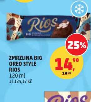 ZMRZLINA BIG OREO STYLE RIOS, 120 ml 
