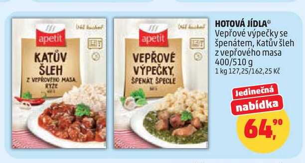 HOTOVÁ JÍDLA, 400 g