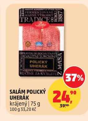 SALÁM POLICKÝ UHERÁK, 75 g 