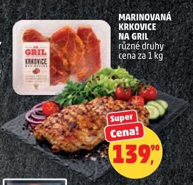 MARINOVANÁ KRKOVICE NA GRIL, 1 kg 