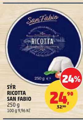 SÝR RICOTTA SAN FABIO, 250 g
