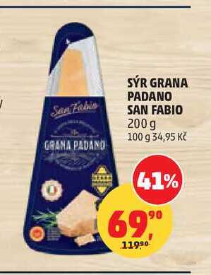 SÝR GRANA PADANO SAN FABIO, 200 g