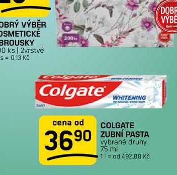 COLGATE ZUBNÍ PASTA 75g