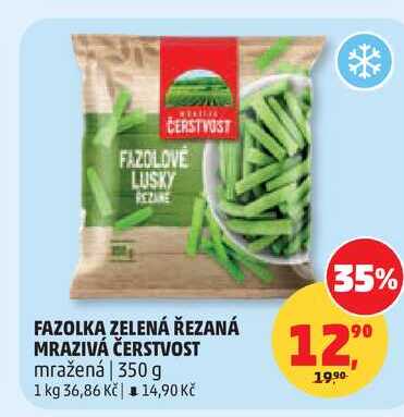FAZOLKA ZELENÁ ŘEZANÁ MRAZIVÁ ČERSTVOST, 350 g