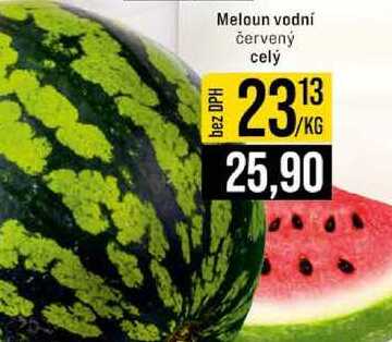 Meloun vodní červený celý 1kg