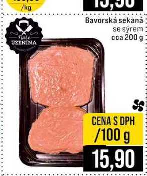 Bavorská sekaná se sýrem cca 200 g 100g