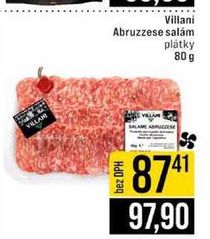 Villani Abruzzese salám plátky 80 g 