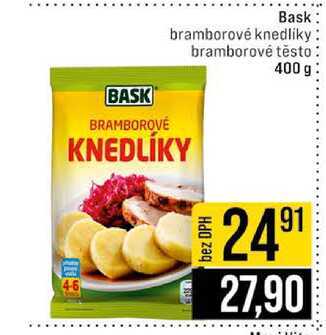 Bask bramborové knedlíky bramborové těsto 400 g