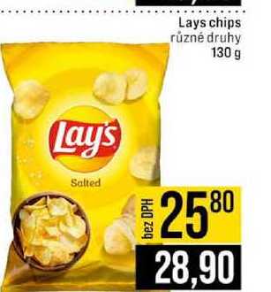 Lays chips různé druhy 130 g
