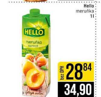 Hello meruňka 1l