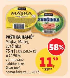 PAŠTIKA HAMÉ Májka, 75 g 
