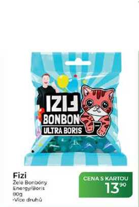 Fizi Zele Bonbóny Energy/Boris 80g  