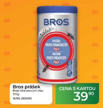 Bros prášek Proti Mravencům Max 100g  