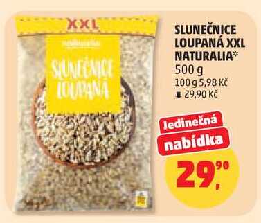 SLUNEČNICE LOUPANÁ XXL NATURALIA, 500 g 