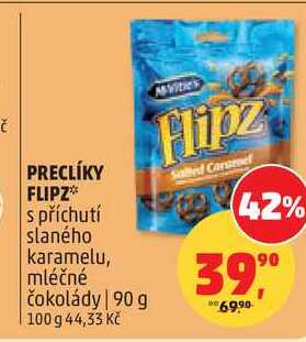 PRECLÍKY FLIPZ, 90 g