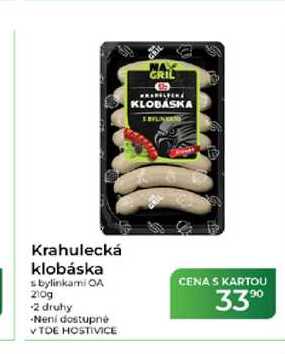 Krahulecká klobáska sbylinkami OA 210g  
